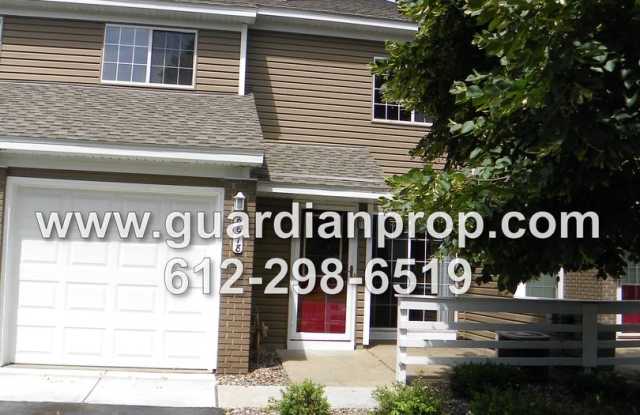 Townhouse Available June 1st, Open Floor Plan, Fireplace, Patio, Attached Garage - 9978 Fillmore Street Northeast, Blaine, MN 55434