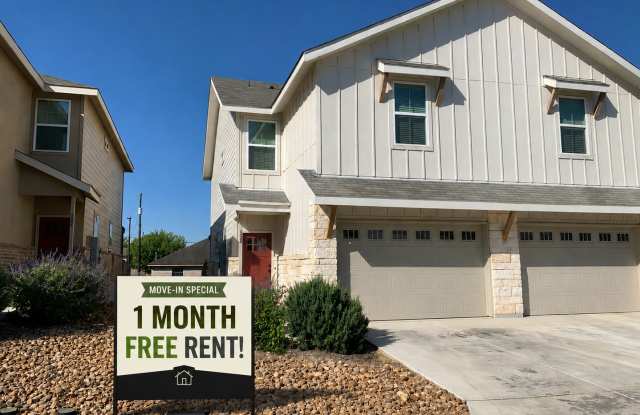 1 Month Free Rent  / 3/2.5/1.5 /Includes Fridge, Washer & Dryer / Oversized 1 Car Garage / Fenced in Yard /  NBISD Gallery 1