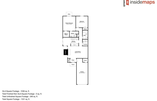 2 Bedroom 2 Bathroom Duplex with a Garage in Edmond Schools Gallery 3