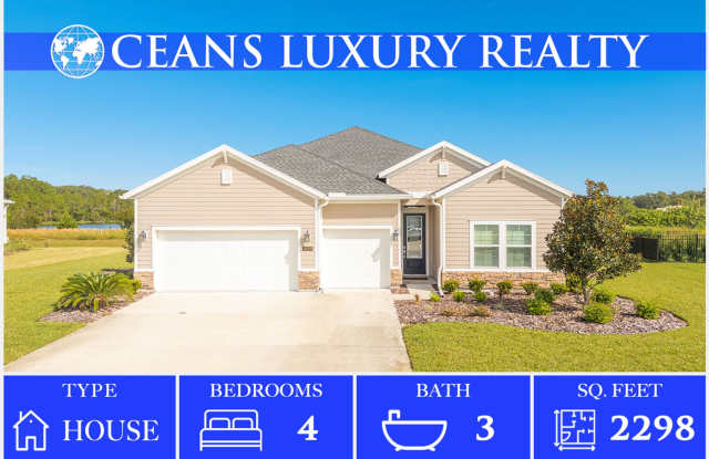 Beautiful 4-Bedroom Ormond Beach Home - 4119 Clifden Drive, Flagler County, FL 32136