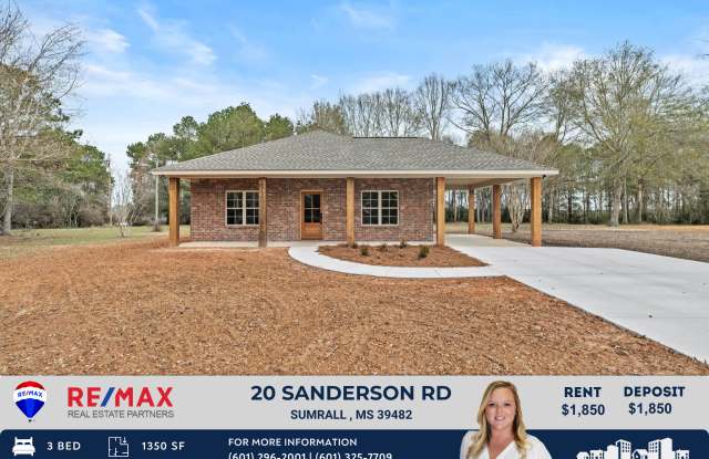20 Sanderson Rd - 20 Sanderson Road, Lamar County, MS 39482 20 Sanderson Rd - 20 Sanderson Road, Lamar County, MS 39482