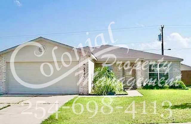 AVAILABLE NOW! (SECTION 8 ACCEPTED) - 3806 Bull Run Drive, Killeen, TX 76549