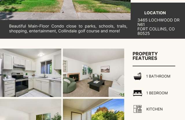 3465 Lochwood DriveN-61 - 3465 Lochwood Drive, Fort Collins, CO 80525 3465 Lochwood DriveN-61 - 3465 Lochwood Drive, Fort Collins, CO 80525
