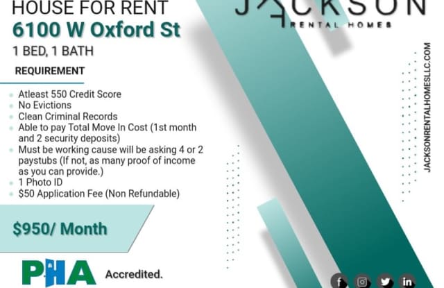 6100 West Oxford Street - 1 - 6100 West Oxford Street, Philadelphia, PA 19151
