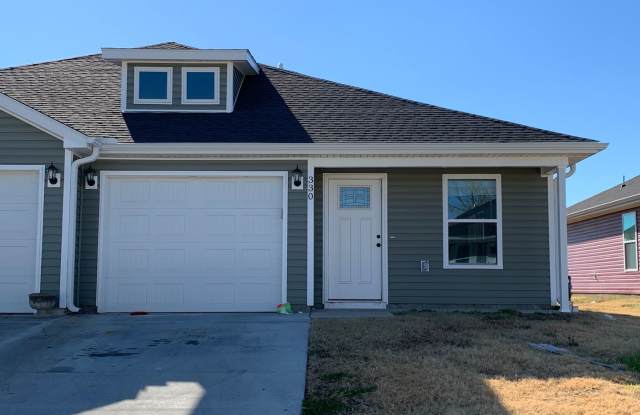 Newly built homes in Duenweg that have so much character! 3 bed/2 bath, one car garage, stainless steel appliances, covered back patio, and close to town! Gallery 1