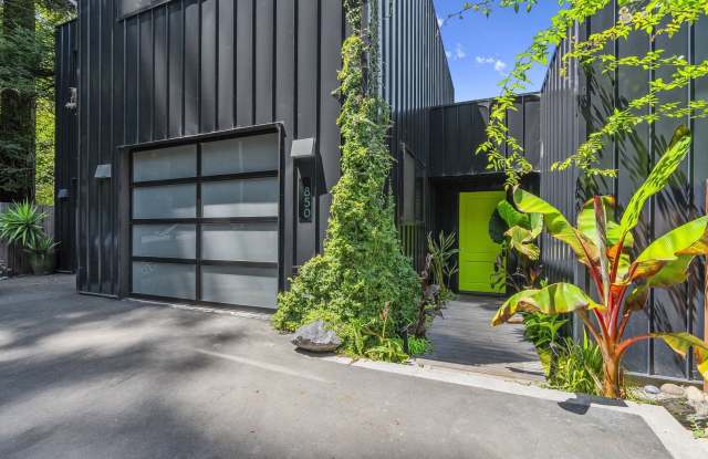 One-of-a-Kind Modern Santa Cruz Retreat | Custom Design, Creekside Deck & Redwood Setting photos photos