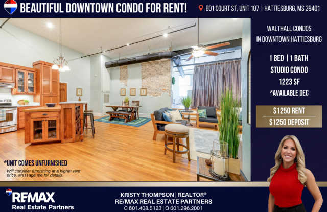 601 Court St Ste 107 - 601 Court Street, Hattiesburg, MS 39401