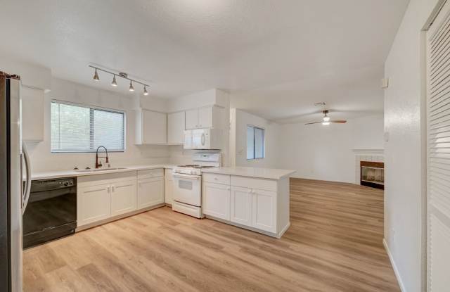 Welcome to this beautifully remodeled ground-floor residence, ideally situated near Charleston and Rainbow. photos photos