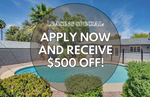 4 BEDROOM, 2 BATHROOM HOME WITH SPARKLING FENCED DIVING POOL MINUTES FROM ASU! photos photos