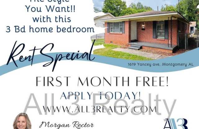 1619 Yancey Ave - 1619 Yancey Avenue, Montgomery, AL 36107