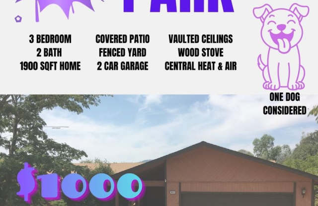 $1000 Move In Special! Available for Move In! - 8856 Olney Park Drive, Shasta County, CA 96001