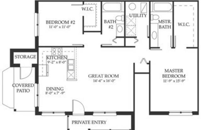 Emery Oak-2Br/2Ba Rental Home-First Floor - 4352 Timber Ridge Court, Joliet, IL 60431