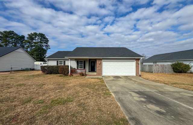 Charming 3 Bed 2 Bath Raeford Home with Fenced Backyard - 205 Buckeye Drive, Hoke County, NC 28376