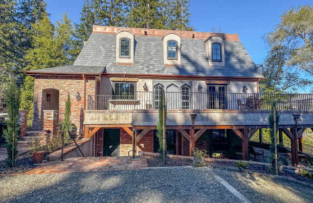 Architecturally Distinct Residence on Private European-Inspired lot photos photos