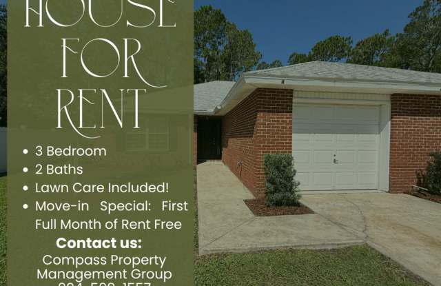 Charming 3-Bedroom Home with Garage – Lawn Care Included! - 21 Karas Trail, Palm Coast, FL 32164 Charming 3-Bedroom Home with Garage – Lawn Care Included! - 21 Karas Trail, Palm Coast, FL 32164