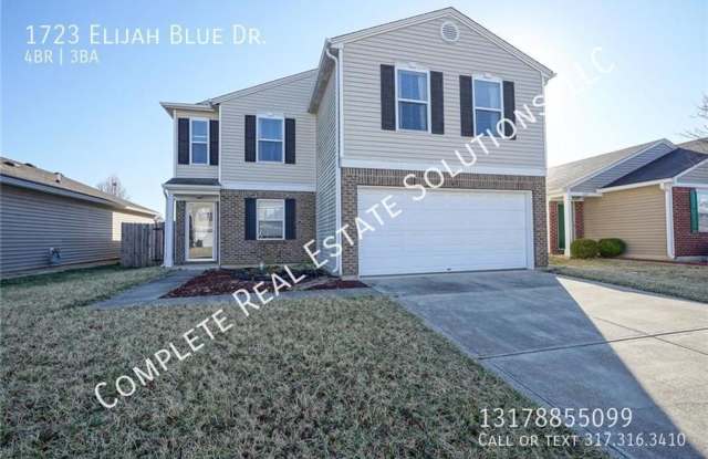 Now Showing this 4 BR, 2 1/2 BA home located at 1723 Elijah Blue Dr., Greenwood, IN - 1723 Elijah Blue Drive, Greenwood, IN 46143