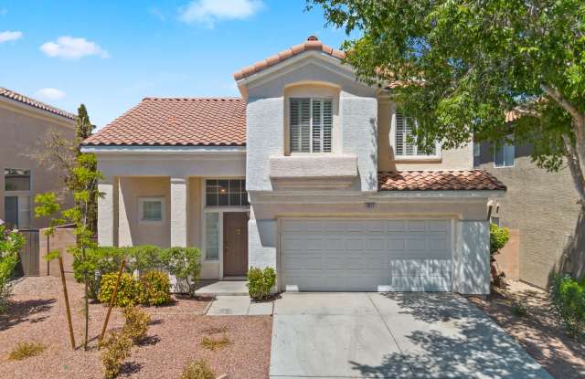 Freshly Updated 3-Bedroom in Gated Community with Vaulted Ceilings - 2017 Wandering Doe Lane, Las Vegas, NV 89134