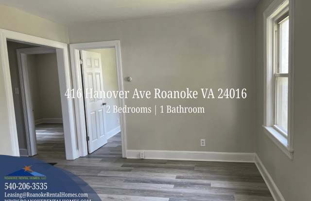 416 Hanover Ave Roanoke VA 24016 - 2 Bedroom|1 Bathroom $975 Gallery 3