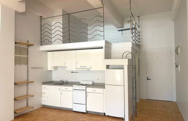 Video Tour! Studio with Lofted Sleeping Area on top of Kitchen! No Fee, Cat Ok, Central Air photos photos
