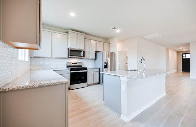 Brand new, contemporary 1-story home. FRIDGE, WASHER and DRYER are included photos photos