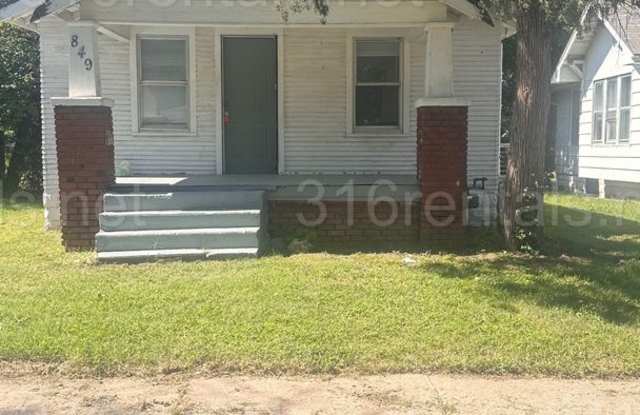 $775 - 2 bed 1 bath - Single Family Home - 849 South Millwood Avenue, Wichita, KS 67213