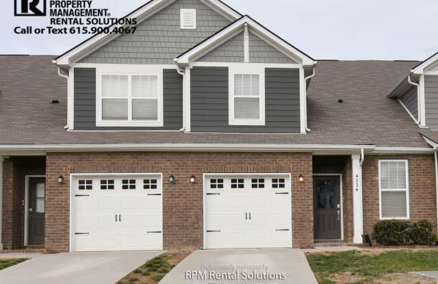 Wonderful 3BR+Loft+garage townhome available for lease now in M'boro! Triple Blackman schools photos photos