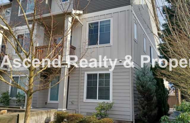 3 Level End Unit Townhome with Newer Carpet, Open Floor Plan, 2 Balconies, 2 Car Attached Garage 1 Small Pet Ok photos photos