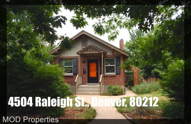 4504 Raleigh St. - 4504 Raleigh Street, Denver, CO 80212