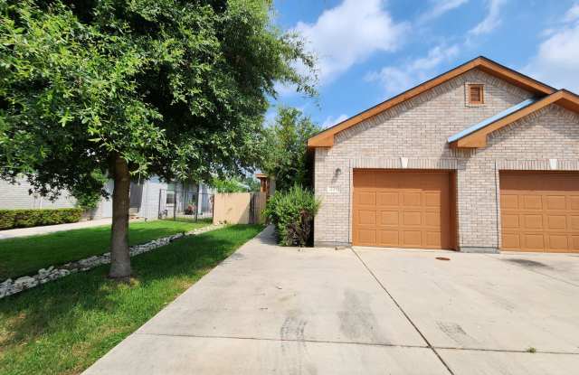 Etched Stained Concrete Floors / No Carpet / Fridge Included / Large Back Patio / Fenced in Yard / CISD photos photos