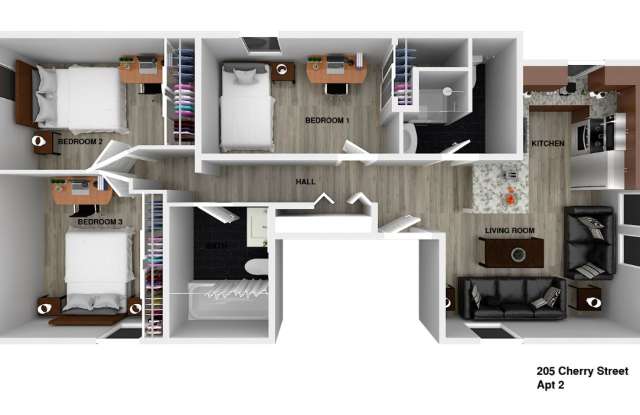 205 Cherry St - Apt 2 Gallery 2