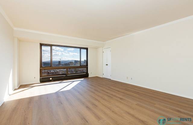 Nob Hill: Sunny 720 Sq Ft Jr 1 Bed w/ Views, Pool, Gym, Doorman, & All Utilities & WiFi Included @ Gramercy Towers Gallery 2