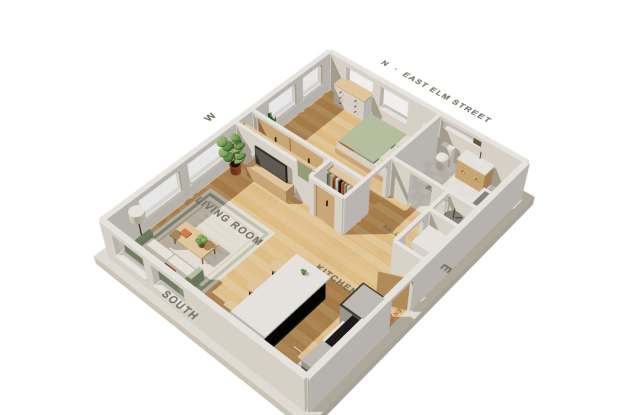 New construction Urbana 1 Bedroom's Gallery 4