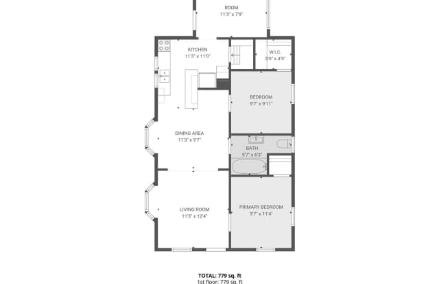 Single Family Home - 2 bed, 1 bath Gallery 4