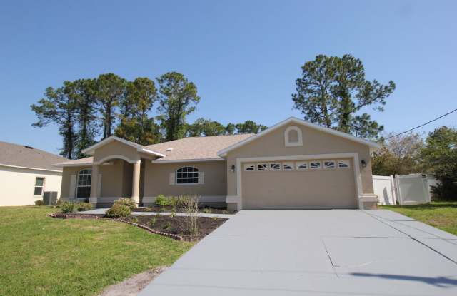 Beautiful 3 Bed 2 Bath Fresh Water Canal Home in Palm Coast! - 71 Pheasant Drive, Palm Coast, FL 32164