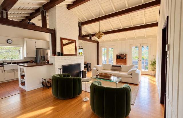 Gated Lauren Canyon Farmhouse Retreat with Saltwater Pool, Spa Deck & Canyon Views! Gallery 1