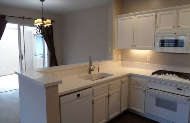 Clean  Spacious 2BR 2BA Two-Story, All Upstairs End Unit Condo w/ Single Car Garage with Direct Access photos photos