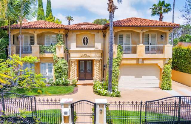 Gorgeous 6 Bed / 5 Bath Home for Lease - 510 North Palm Drive, Beverly Hills, CA 90210