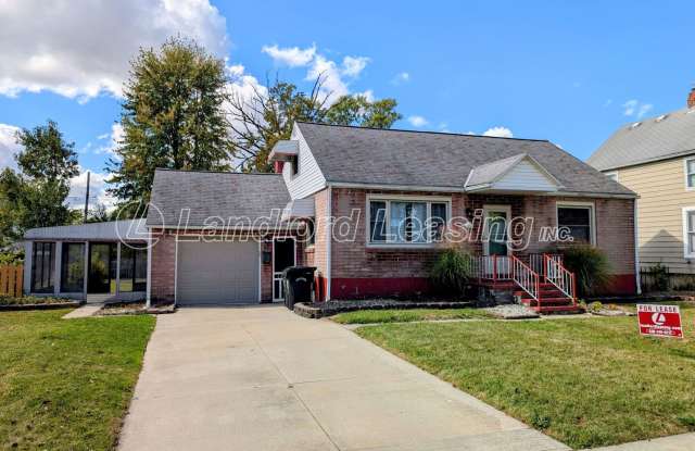 Charming Brick Home with Fenced Yard and Screened Porch in Elyria - 225 Fairlawn Avenue, Elyria, OH 44035