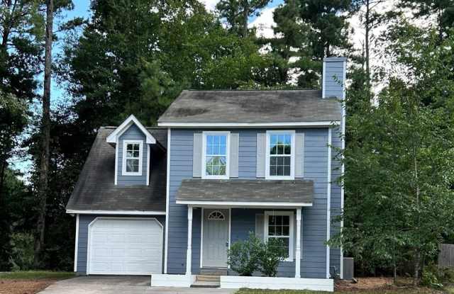 310 Park Leaf (interior photos coming soon): NEWLY-REMODELED 3BD, 2.5BA home with 1-car garage on wooded lot in cul-de-sac for rent in Peachtree City! AVAILABLE NOW! photos photos
