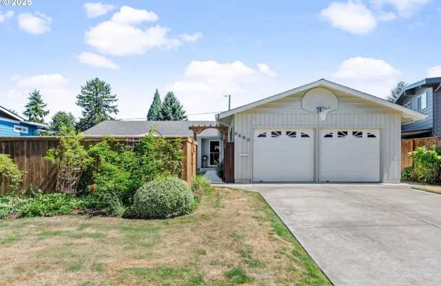 Charming 4-Bed Ranch Home with In-Ground Pool, Gas Fireplace  Hardwood Floors! - 5490 Southwest Elm Avenue, Beaverton, OR 97005