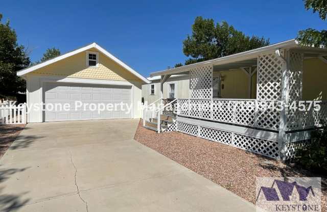 Pueblo West Beauty! Modular Home 3 Bedrooms/2 Bathrooms/Finished 2 Car Garage $1800/$1800 - 71 East Rolling Hills Drive, Pueblo West, CO 81007