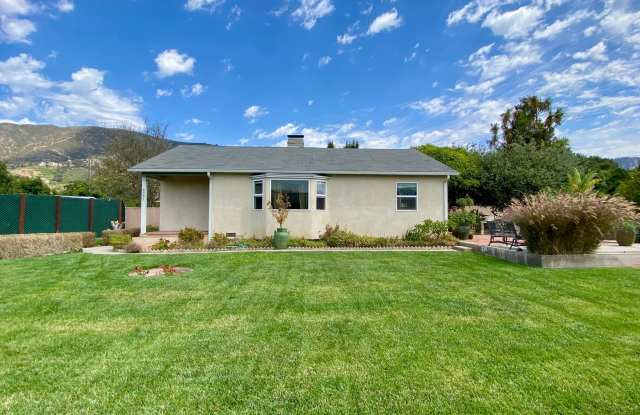 Hidden Gem 4 bed 2 bath home in Carpinteria on 18 acre Green house! photos photos