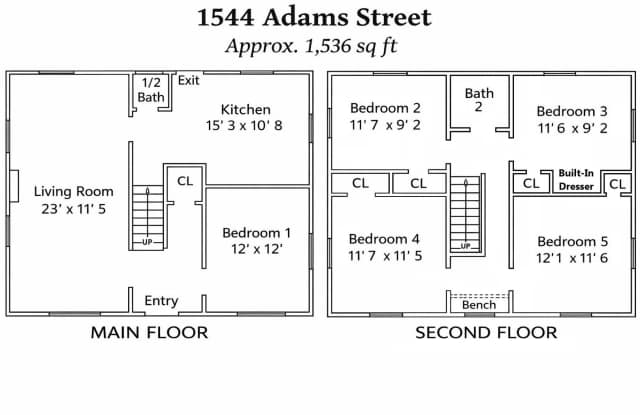 1544 Adams (5 BR) - Tallard Apartments Gallery 3
