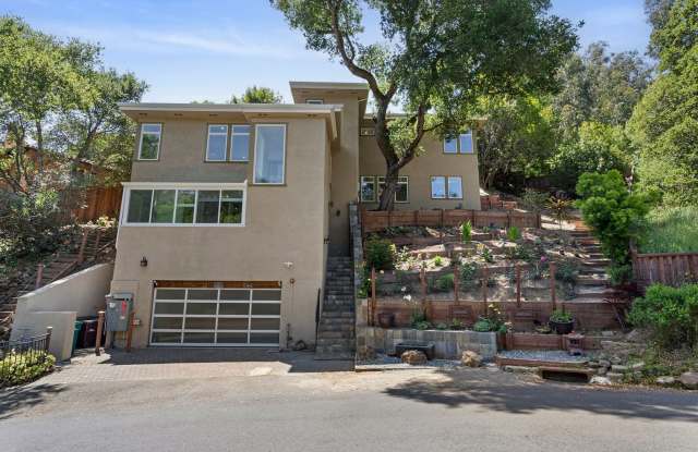 Modern Claremont Hills Home with Spectacular Tiered Yard - 1045 Grand View Drive, Oakland, CA 94705