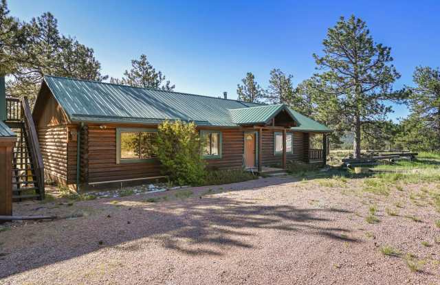 3 bed 2 Bath Log Home on 2 Acres in Florissant - 37 Surrey Lane, Teller County, CO 80816