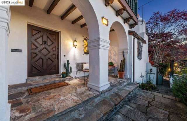 Elegant Furnished Spanish-Style Home, 3BR/3BA- Haddon Hill, Oakland (oakland lake merritt / grand) - 590 Radnor Road, Oakland, CA 94606