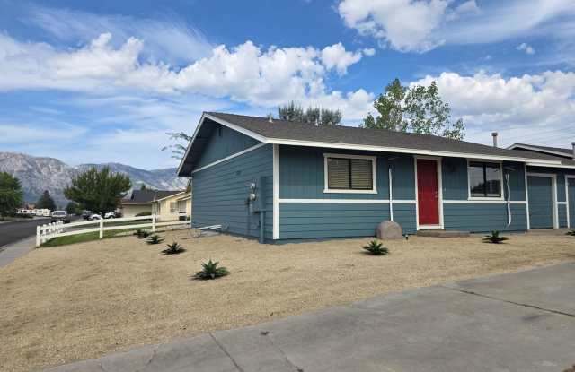 Cute Duplex with easy care front yard photos photos
