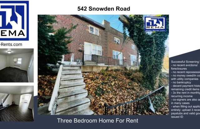 Gorgeously Remodeled 3 BR Townhome in Upper Darby photos photos