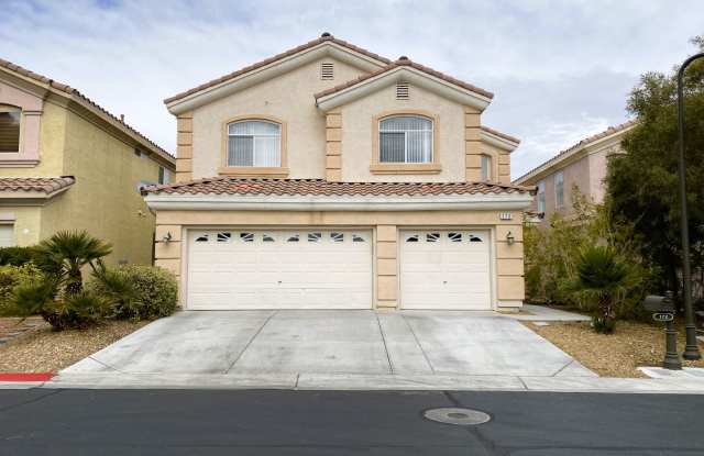 GORGEOUS 4 BED 3 BATH PROPERTY INSIDE RHODES RANCH GATED GOLF COURSE COMMUNITY, HOME FEATURES SOLAR PANELS, VAULTED CEILINGS FOR PLENTY OF NATURAL LIGHT, BED/BATH DOWNSTAIRS, SPACIOUS MASTER SUITE W/ SPA. ENJOY RHODES RANCH COMMUNITY AMENITIES. photos photos