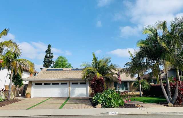 Beautiful Single Story 4 Bdrm, 2 Bath Home w/3 Car Garage Available For Rent in La Costa! - 3022 Azahar Court, Carlsbad, CA 92009